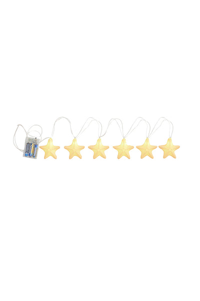Batela Guirnalda de pequeños farolillos y estrellas decorativos en resina