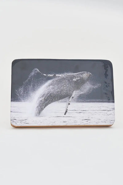 Batela Foto Impresa en Madera: Majestuosa Ballena
