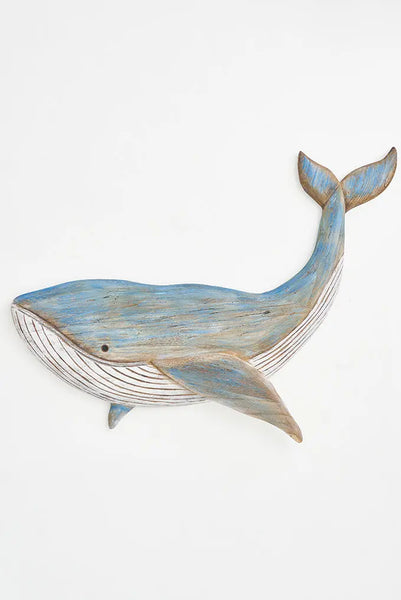 Batela Ballena de Madera Decorativa de Pared Grande - Estilo en tu Decoración