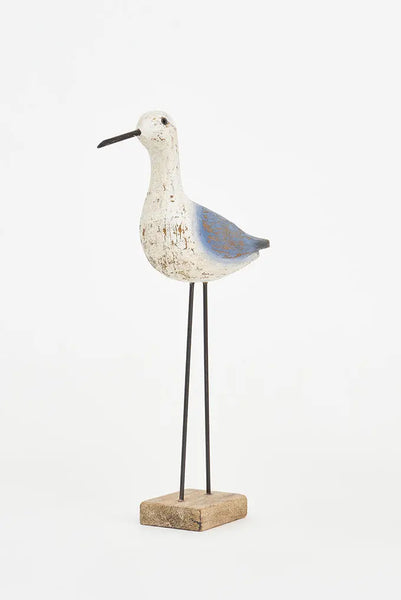 Batela Pájaro Marino en Madera - Decoración Costera de Calidad