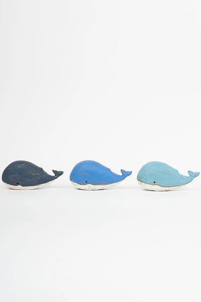Batela Set de 3 ballenas de madera - Batela