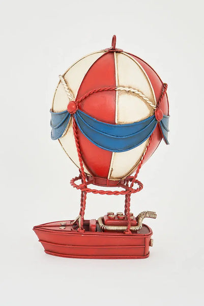 Batela Globo con Barca de Metal para Colgar: Decoración Encantadora