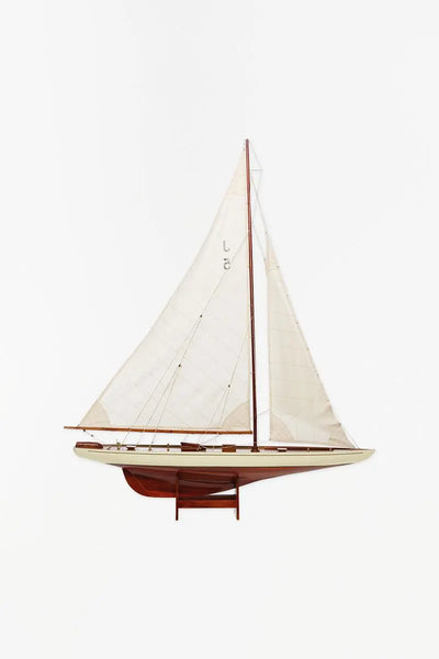 Batela Maqueta de velero clásico o vintage en madera - Batela