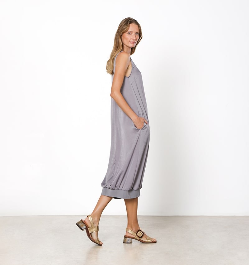 Chie mihara VESTIDO DANZA GRIS Ofertas especiales