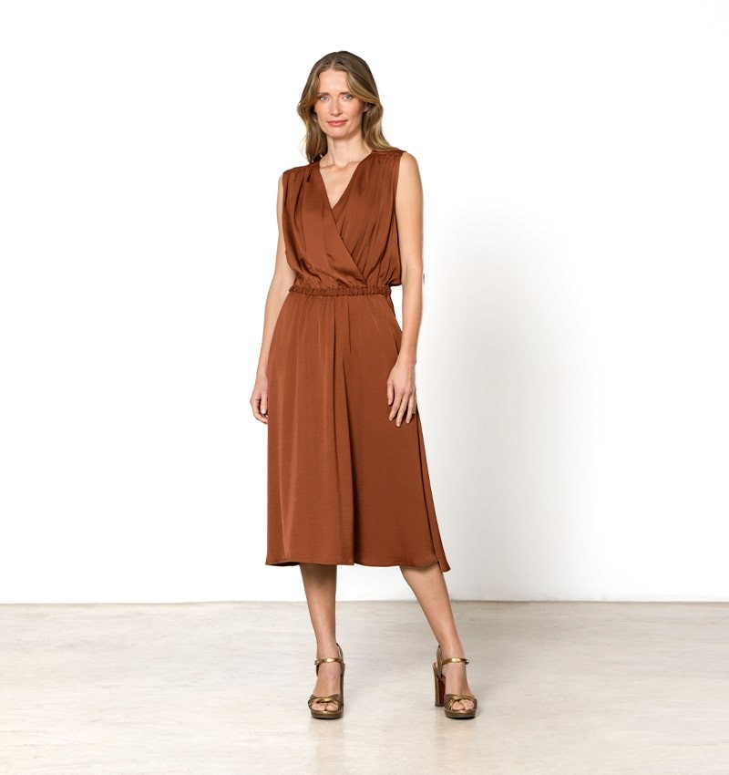 Chie mihara VESTIDO DAFNE MARRON Precio ultrabajo