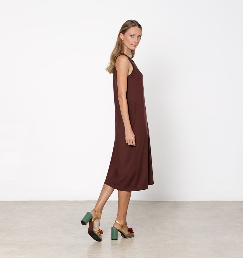 Chie mihara VESTIDO DORINE MARRON En línea