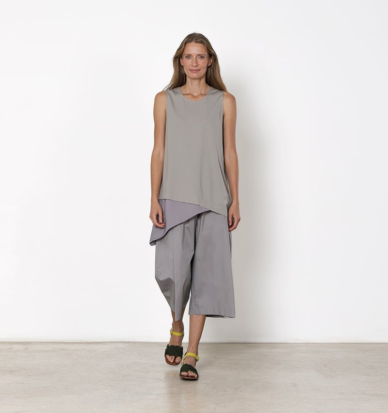 Chie mihara TOP TOYA GRIS Ventas relámpago