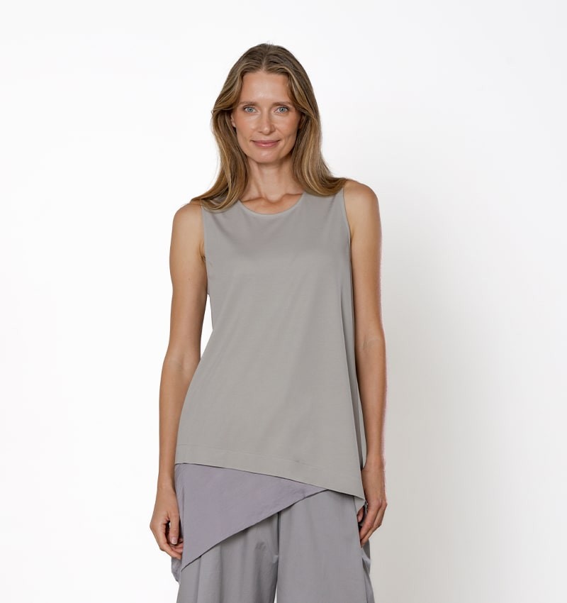 Chie mihara TOP TOYA GRIS Ventas relámpago