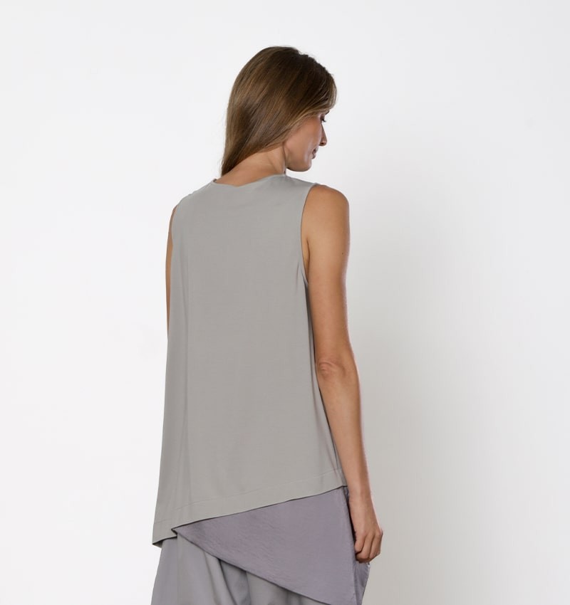 Chie mihara TOP TOYA GRIS Ventas relámpago