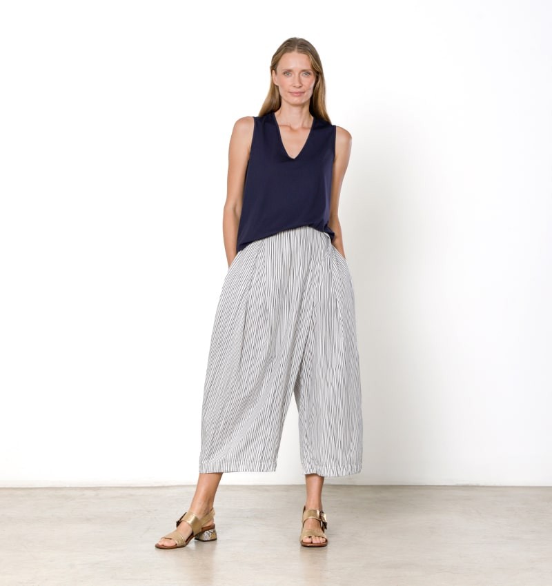 Chie mihara TOP TEKA AZUL MARINO Rebajas top