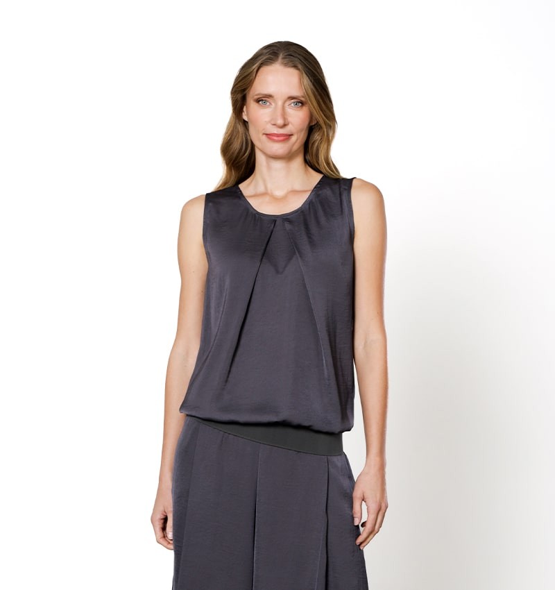 Chie mihara TOP TANIKA GRIS Envío gratis