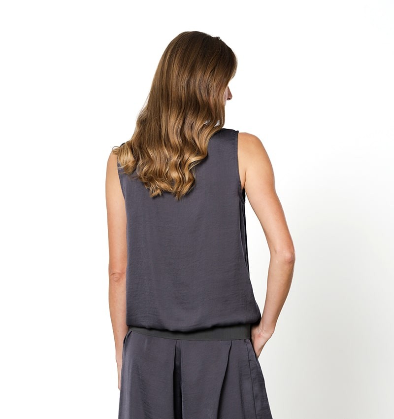 Chie mihara TOP TANIKA GRIS Envío gratis