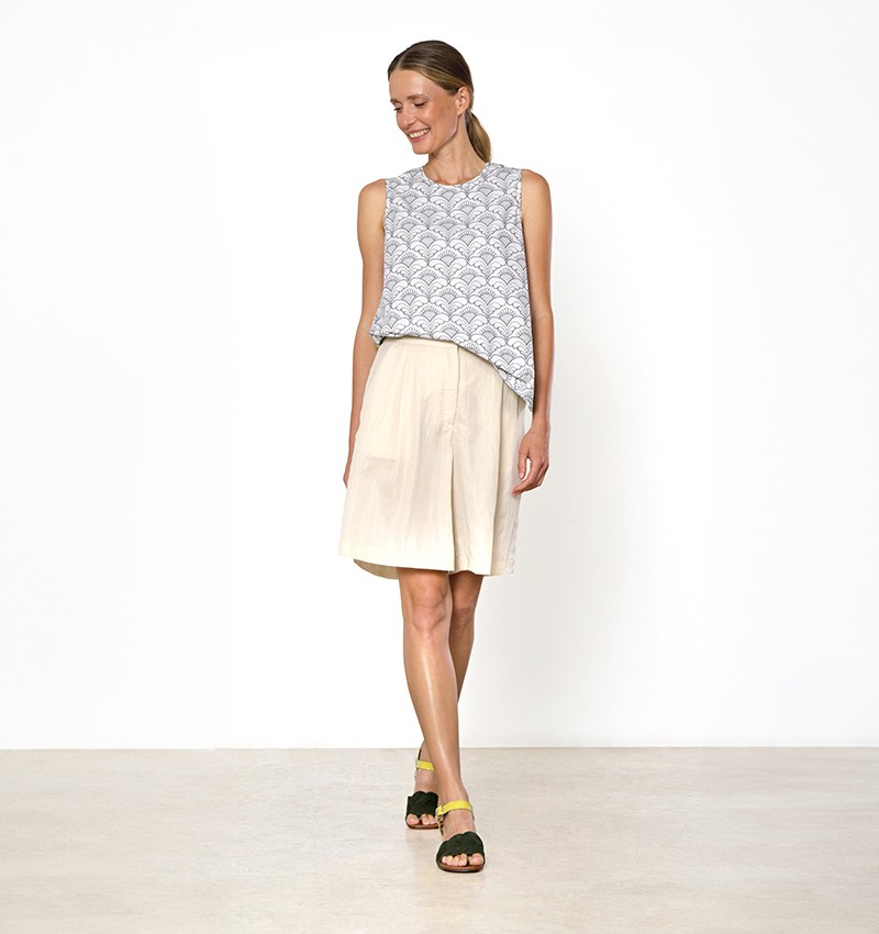 Chie mihara BERMUDAS SEUL MARRON CLARO Oferta especial