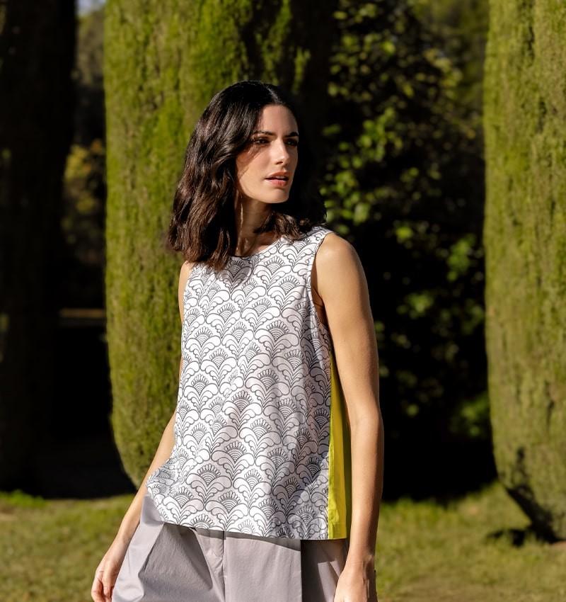 Chie mihara TOP TALA LIME Precio de fábrica