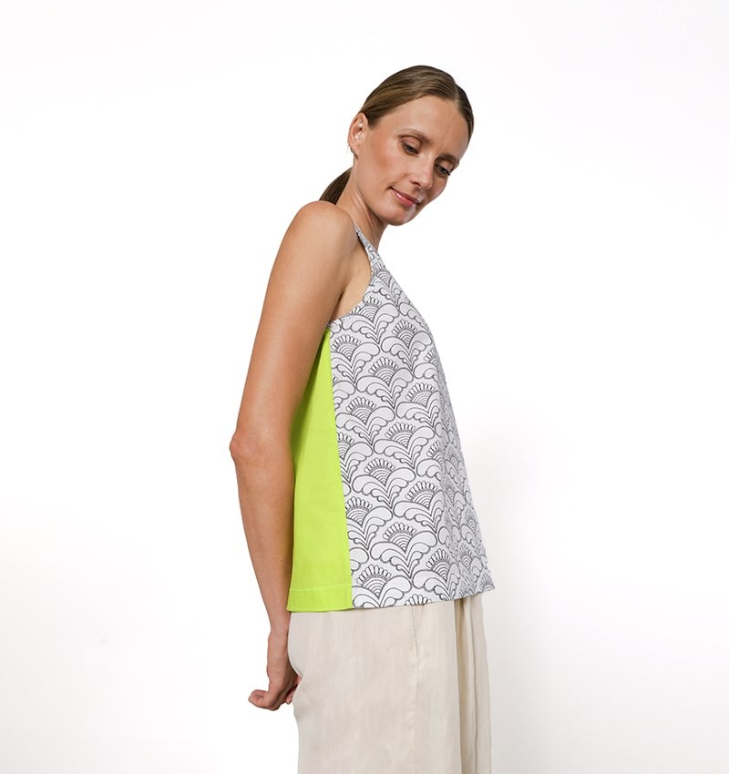Chie mihara TOP TALA LIME Precio de fábrica