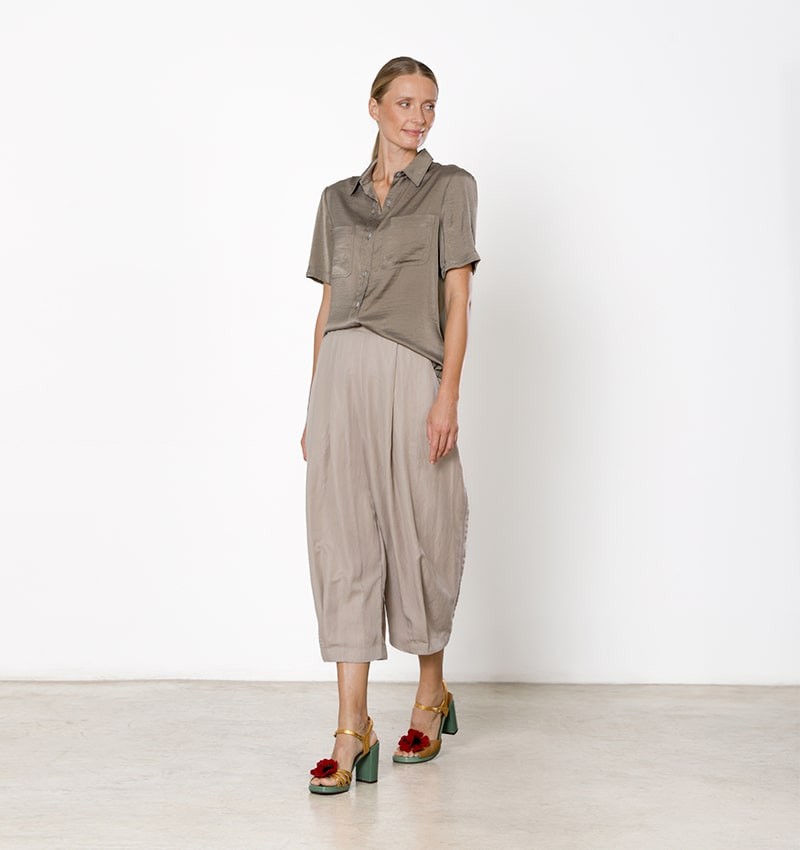 Chie mihara TOP TELMA VERDE Superdescuento