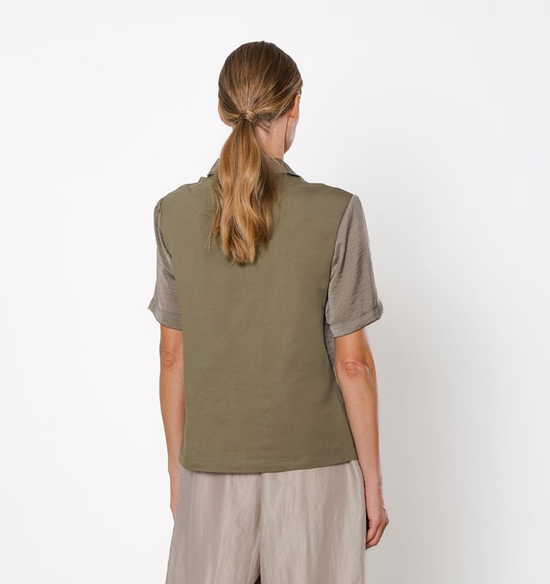 Chie mihara TOP TELMA VERDE Superdescuento