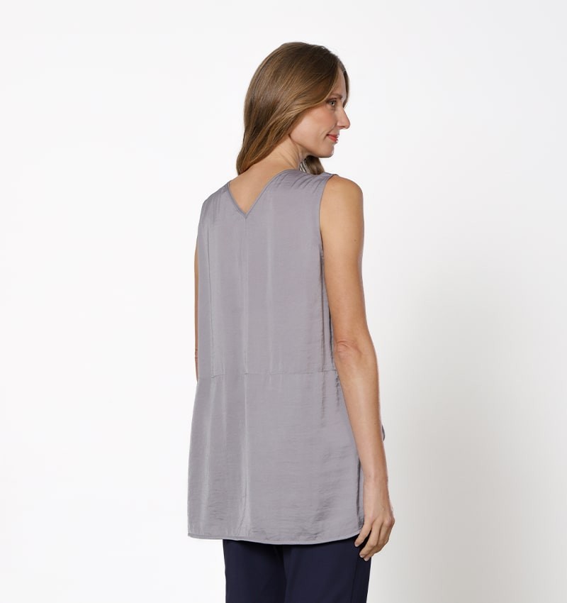 Chie mihara TOP TISHA GRIS Grandes descuentos