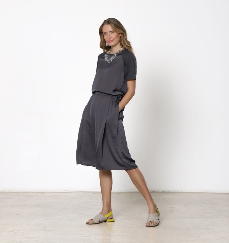 Chie mihara TOP TULA GRIS Descuentos del mes