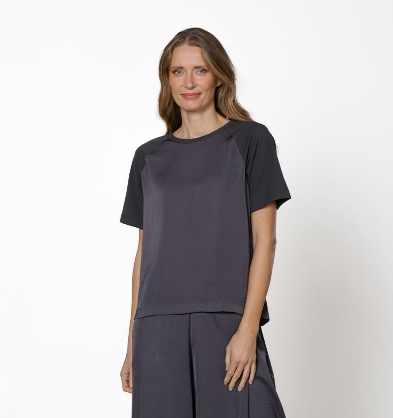 Chie mihara TOP TULA GRIS Descuentos del mes