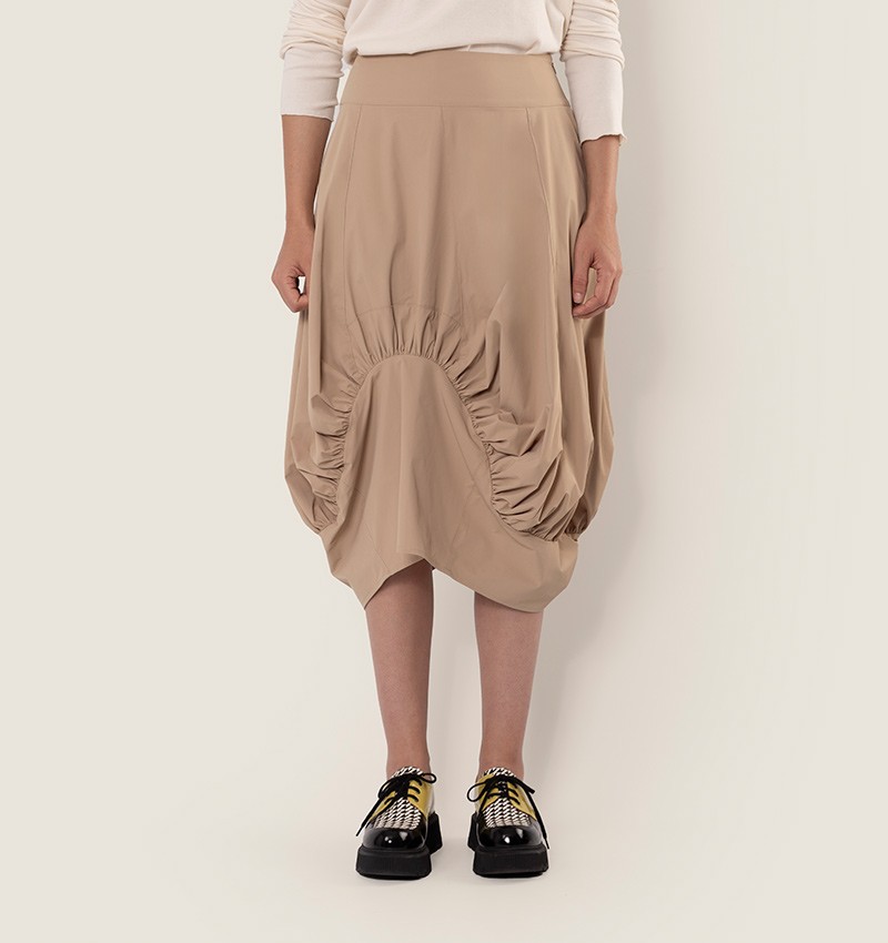 Chie mihara FALDA SKIM MARRON CLARO Grandes ahorros