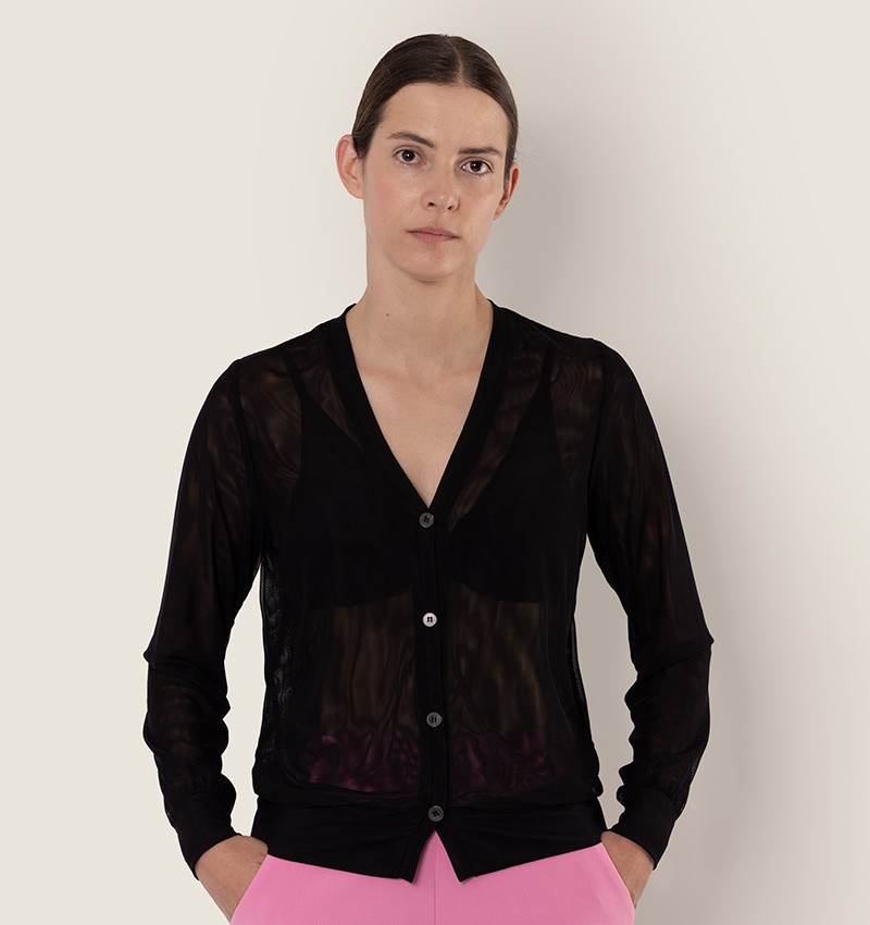Chie mihara CARDIGAN CHILL NEGRO Rebajas de fin de temporada