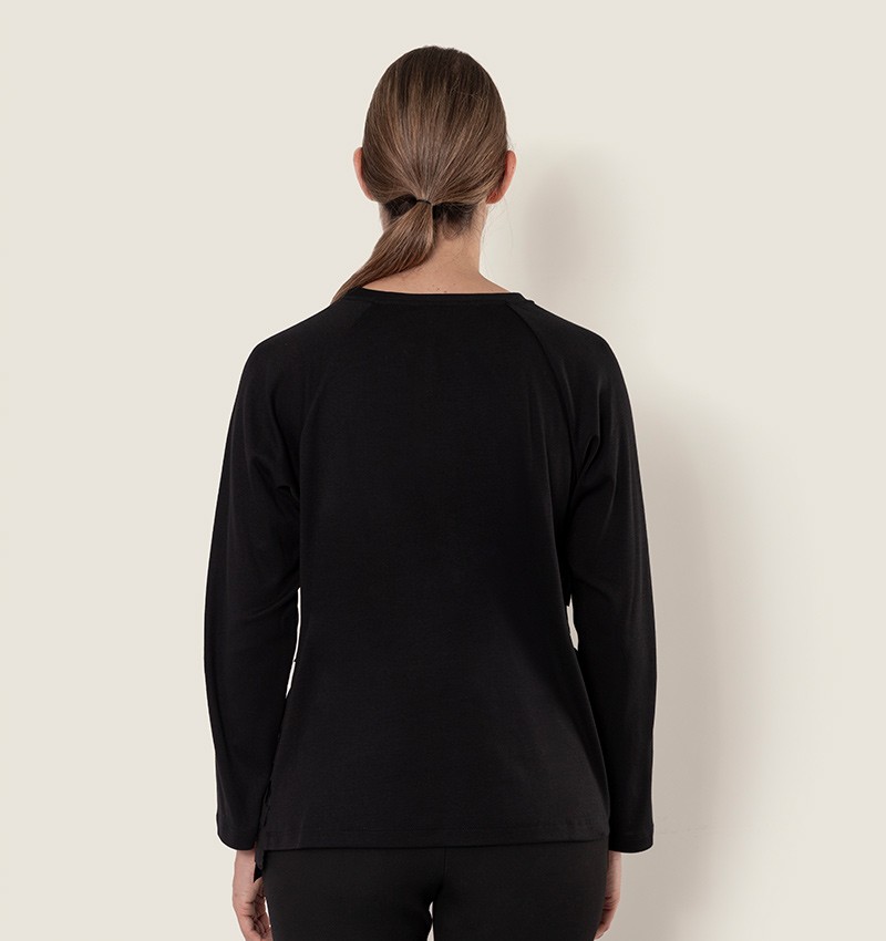 Chie mihara TOP BAILA NEGRO Ventas relámpago