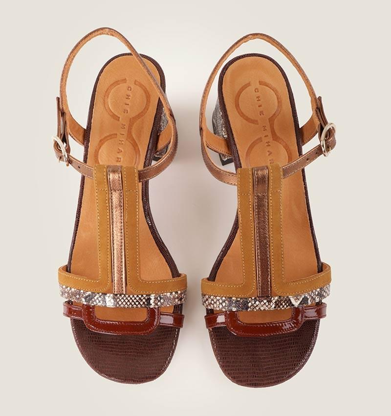 Chie mihara LALUCE BROWN Descuentos del mes