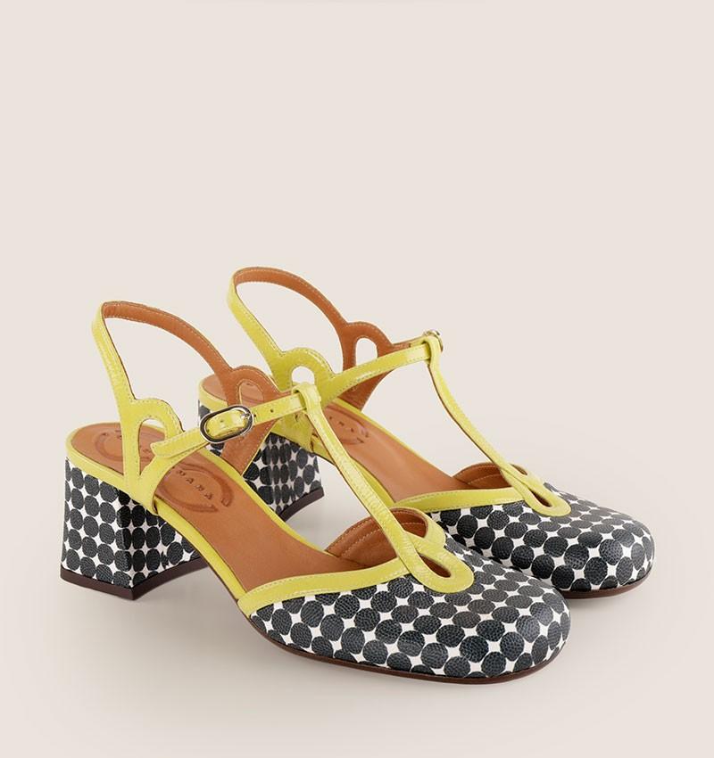Chie mihara MODAY BLACK & WHITE Rebajas de fábrica