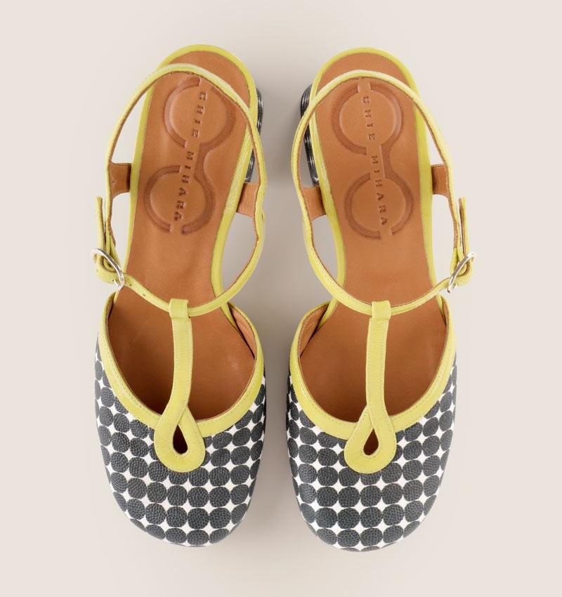 Chie mihara MODAY BLACK & WHITE Rebajas de fábrica