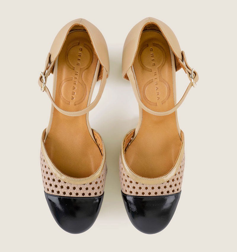 Chie mihara FIZA BLACK-NUDE Grandes ahorros