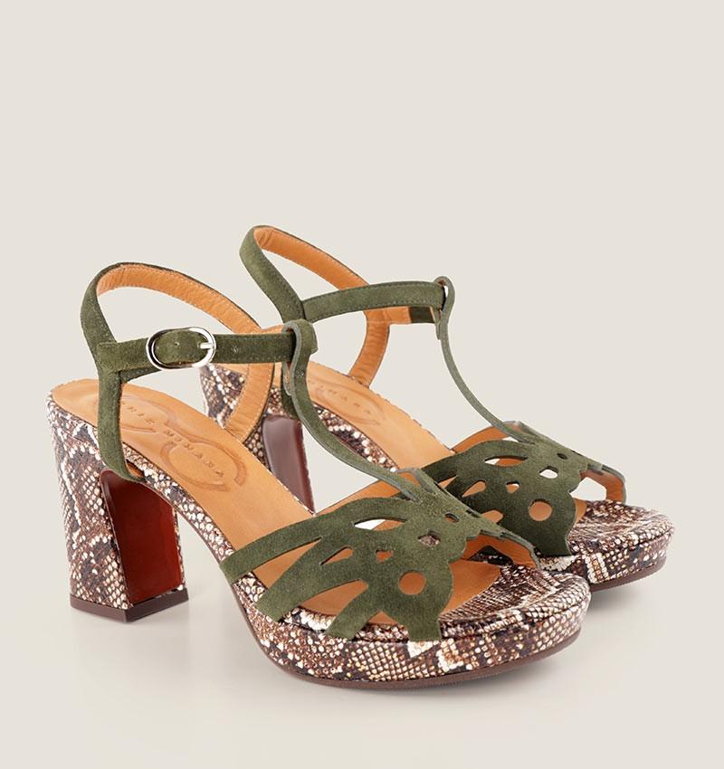 Chie mihara KARIK GREEN Precio ultrabajo