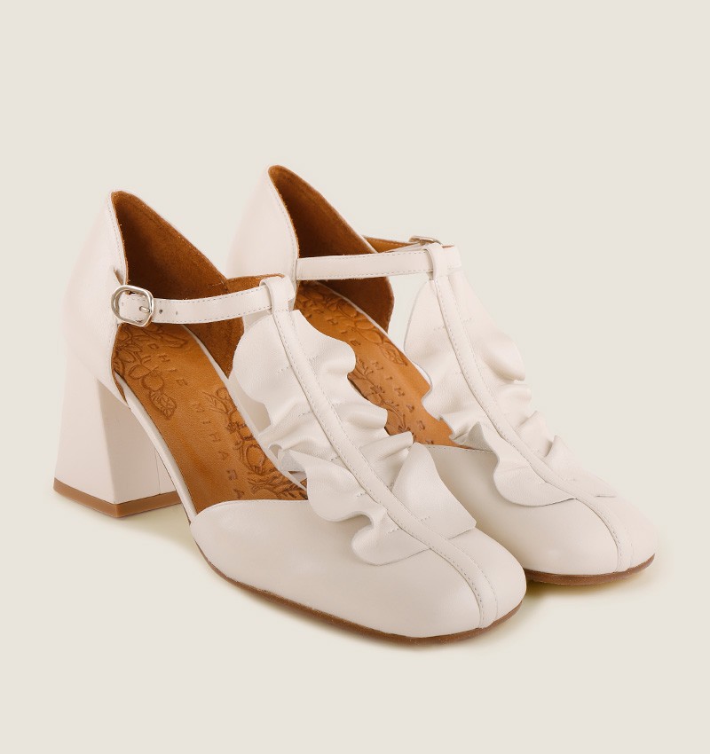 Chie mihara BRI-SWAN WHITE Tienda de fábrica