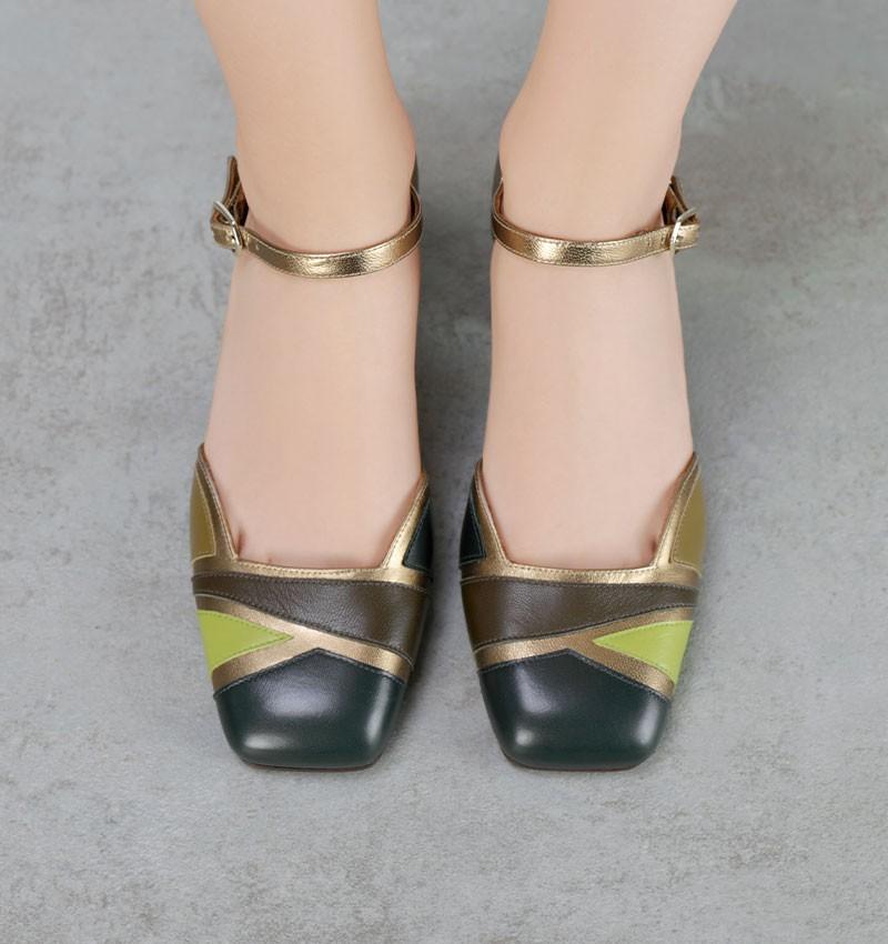 Chie mihara VOZCA GREEN TOP 10 Rebajas baratas
