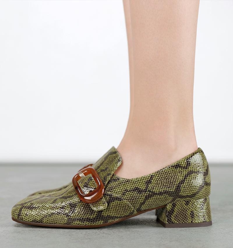 Chie mihara ZAZI GREEN TOP 10 Ventas relámpago