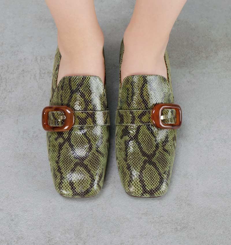 Chie mihara ZAZI GREEN TOP 10 Ventas relámpago