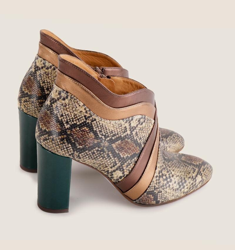 Chie mihara EBIU BROWN AND GREEN Grandes descuentos