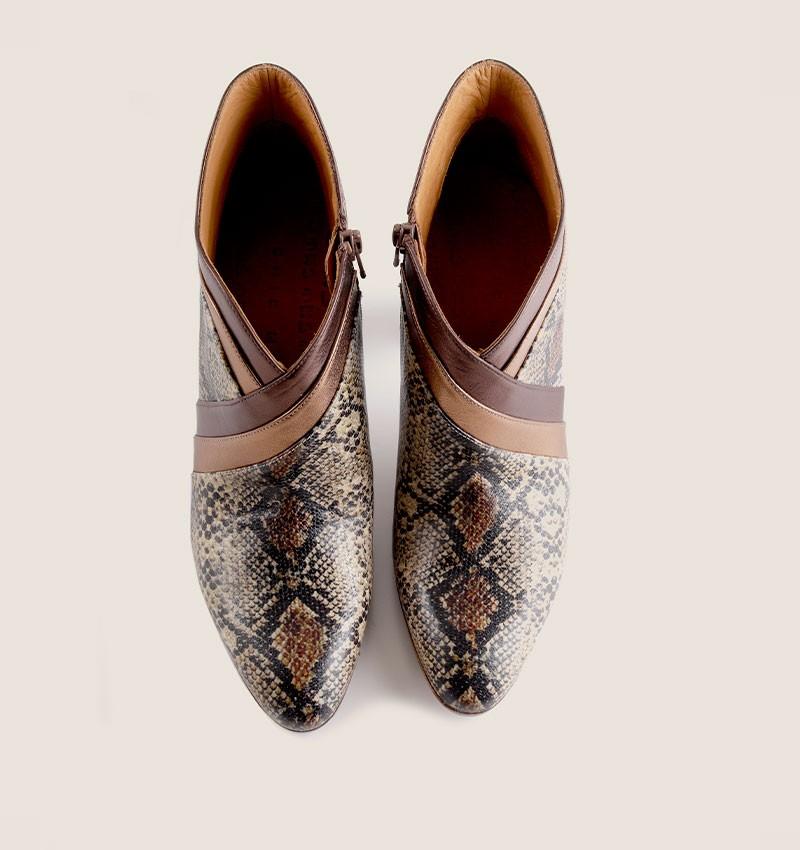 Chie mihara EBIU BROWN AND GREEN Grandes descuentos