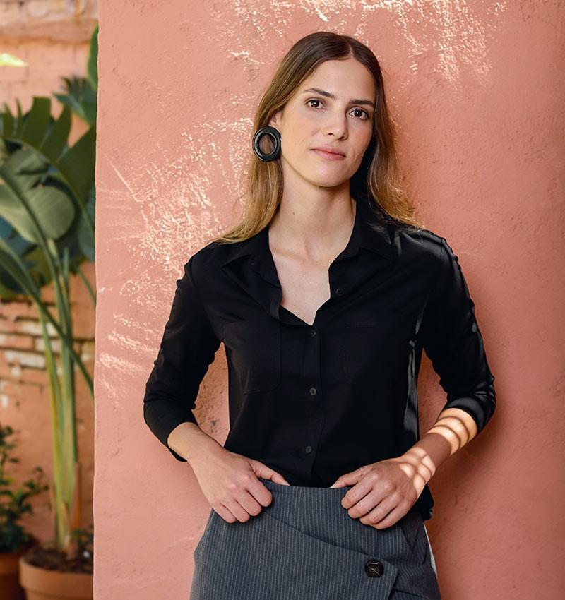Chie mihara CAMISA BASEL NEGRO En oferta