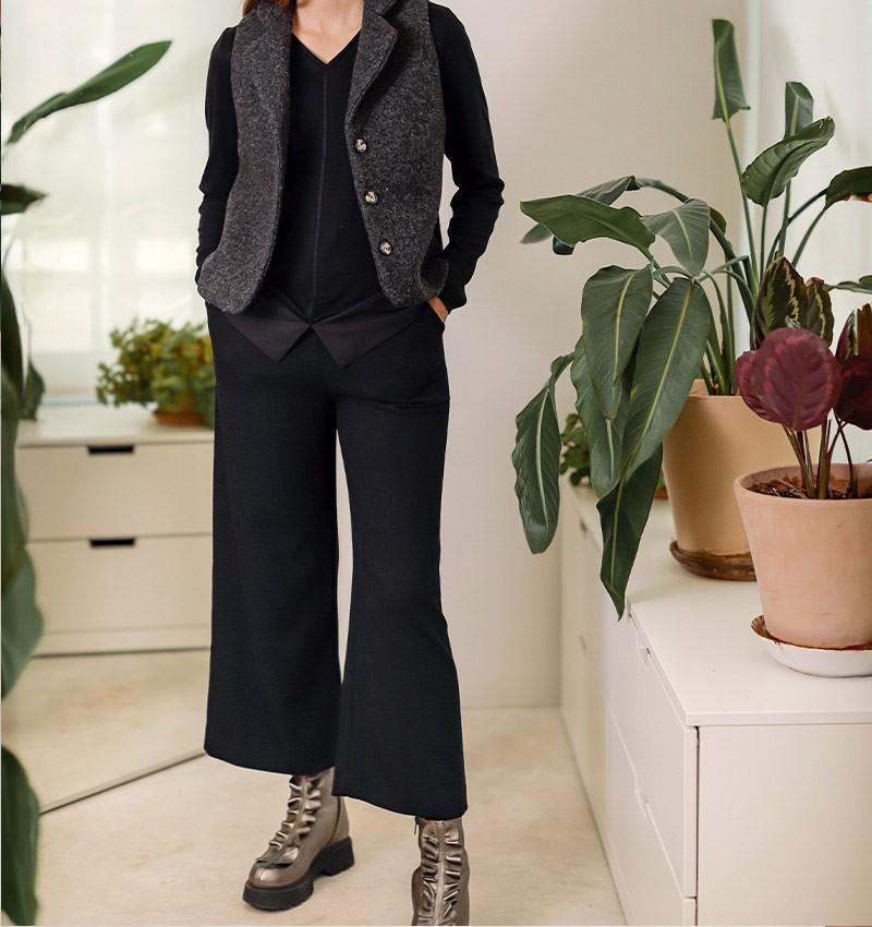 Chie mihara PANTALON PAMINA NEGRO Libre de impuestos