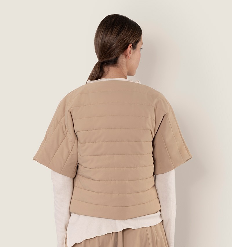Chie mihara CHALECO VEGA BEIGE Oferta exclusiva