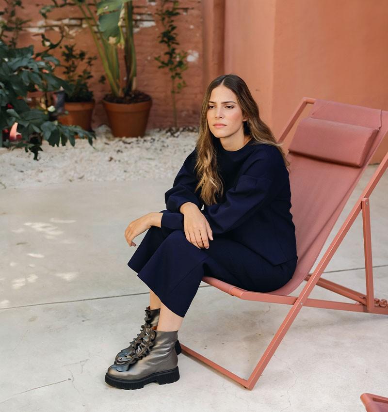 Chie mihara PANTALON PAMINA AZUL MARINO Rebajas de fin de temporada