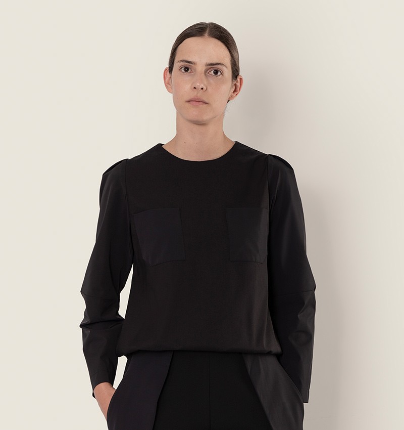 Chie mihara TOP BRIANDA NEGRO En línea
