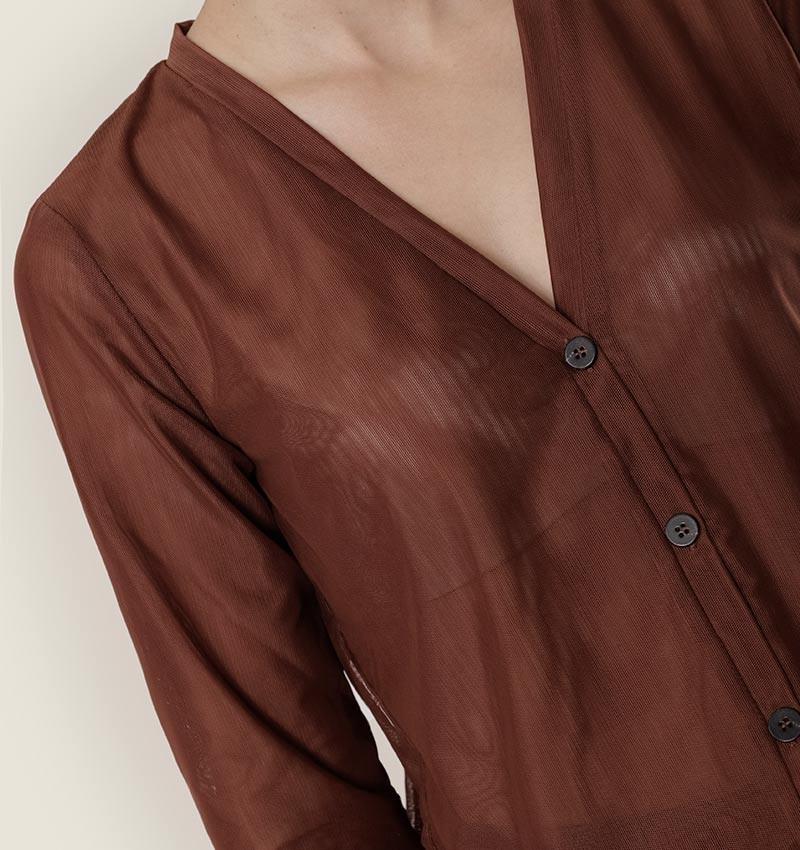 Chie mihara CARDIGAN CHILL MARRON Rebajas