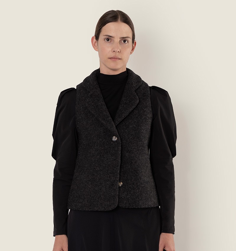 Chie mihara CHALECO VIVIAN NEGRO Ofertas