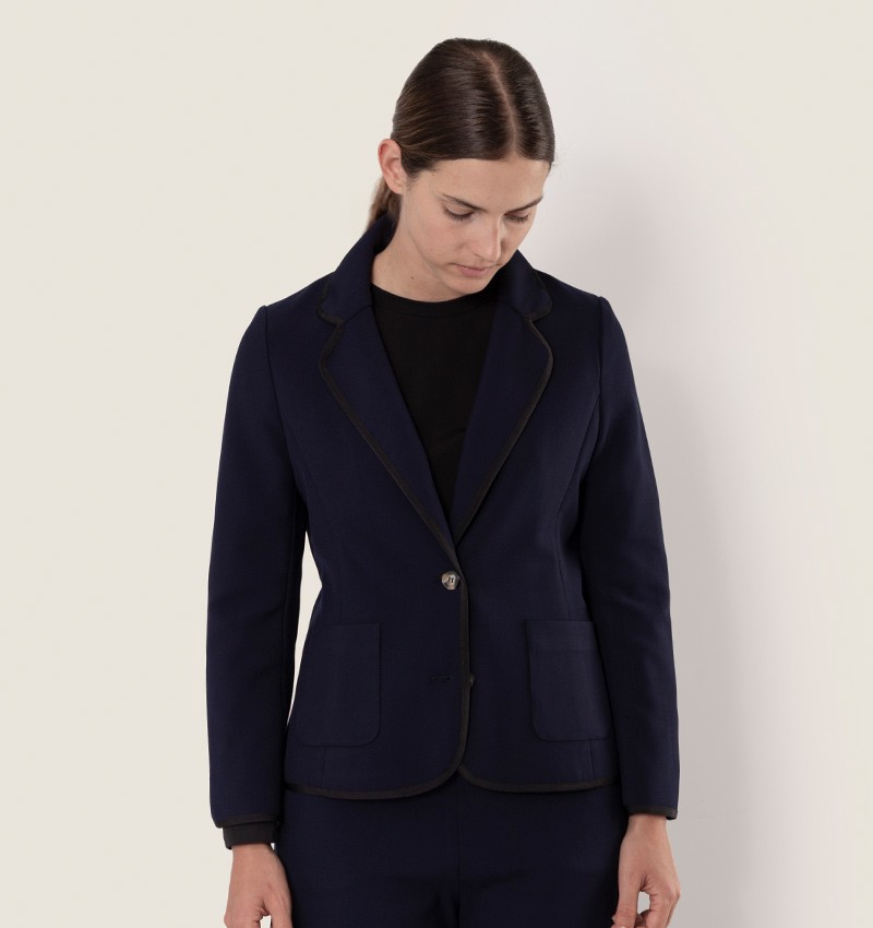 Chie mihara CHAQUETA CADEL AZUL MARINO Venta caliente