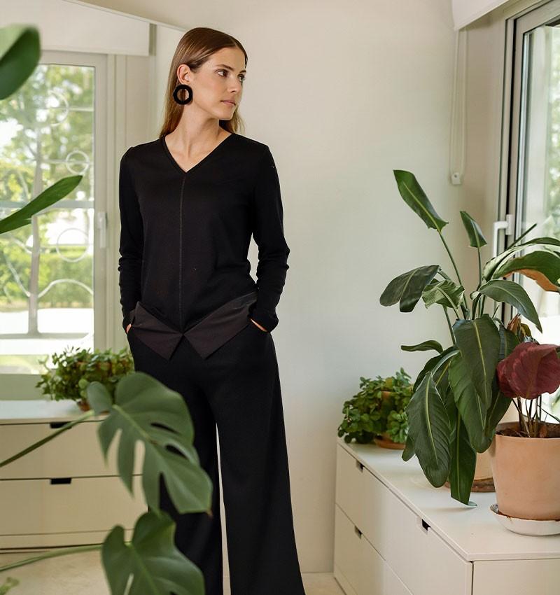 Chie mihara TOP BRAMA NEGRO Rebajas baratas