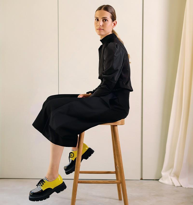 Chie mihara TOP BRENDA NEGRO Rebajas de fábrica