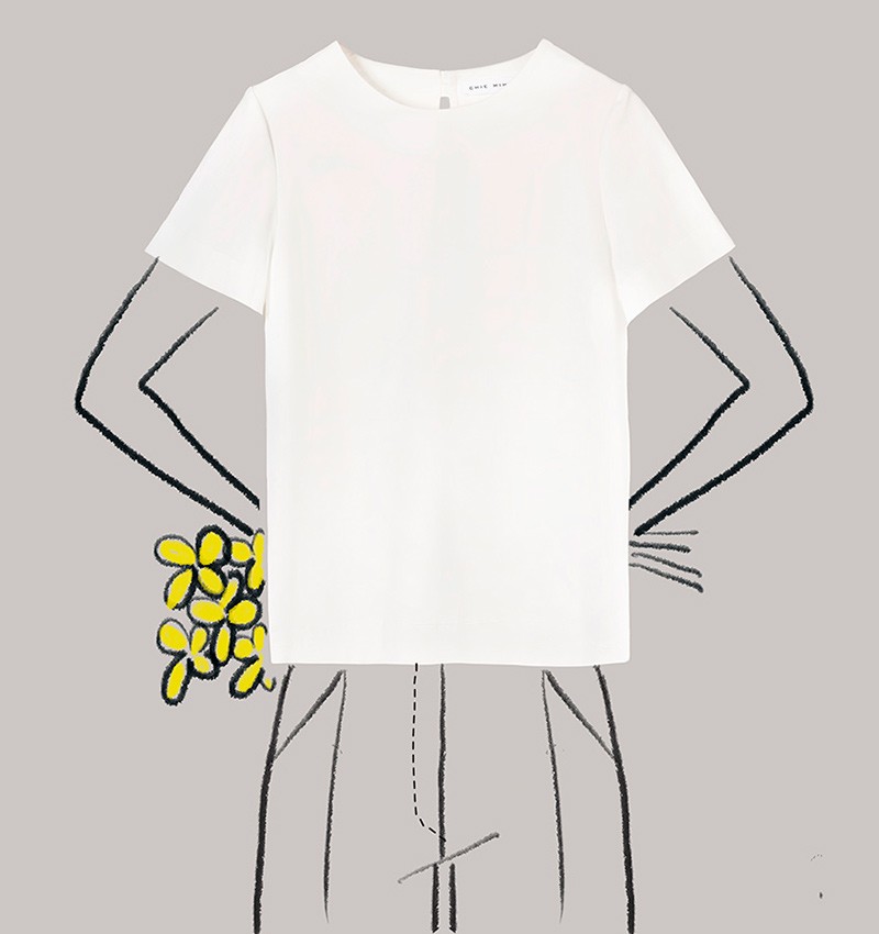 Chie mihara TOP LUMI BLANCO Oferta especial