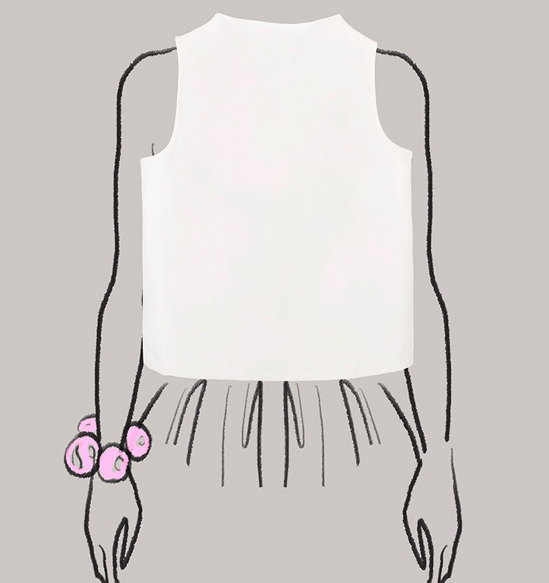 Chie mihara TOP LOISE BLANCO Precio de fábrica